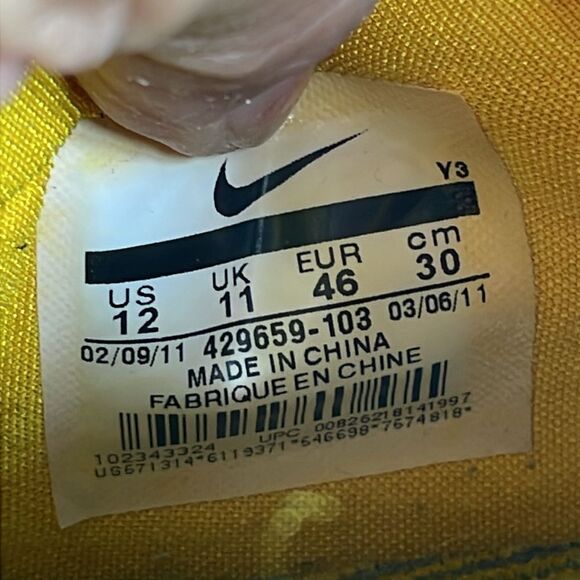 (D) Nike Zoom Kobe 6 Protro del Sol 2021 Men'sWhite/Neutral Blue/Size 12 - Picture 14 of 15